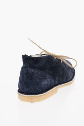 ID Suede Desert Boots with Crepe Sole