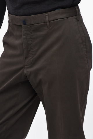 SLOWEAR regular Waist Twill Cotton Blend Pants