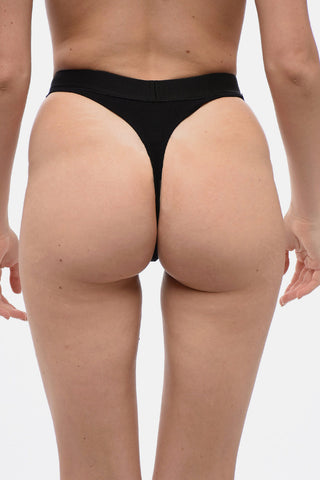 Ribbed HELVETICA 2 Pairs of thong Set