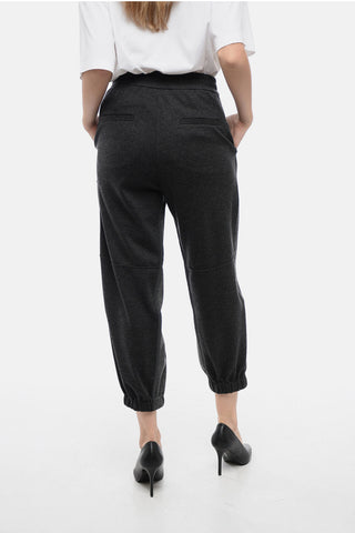 Joggers in Misto Cashmere con Polsini