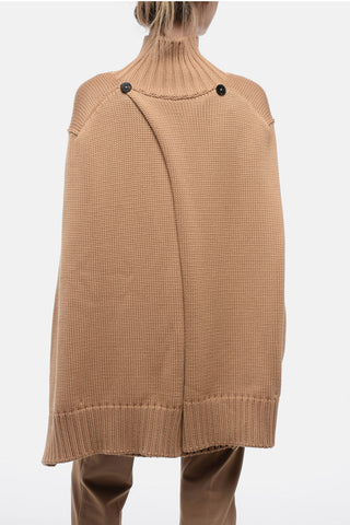 Cape Designed Turtleneck Wool Sweater
