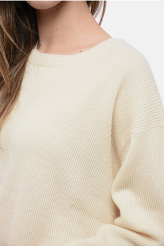 LEISURE Crew Neck MIRNA Cashmere Blend Sweater
