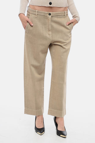 Solid Color LAVINIA Pants with 4 Pockets