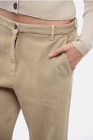 Solid Color LAVINIA Pants with 4 Pockets