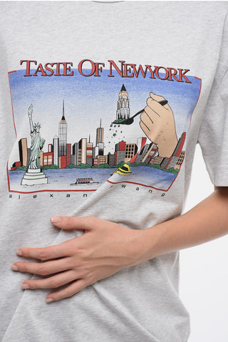 Oversized TASTE OF NY Cotton T-Shirt
