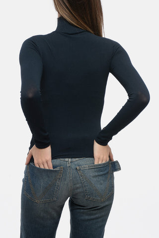 Top Mock Neck in Tessuto Tecnico