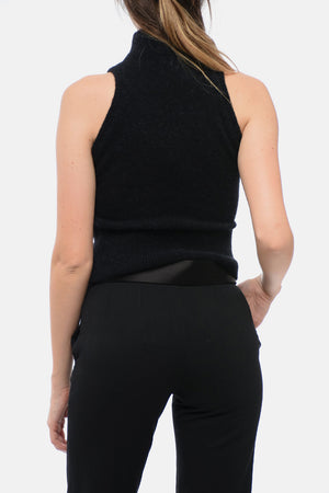 Alpaca-Blend Turtleneck Top