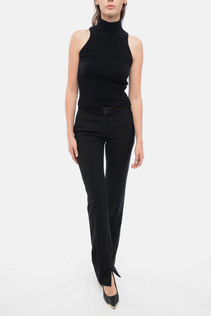 Alpaca-Blend Turtleneck Top