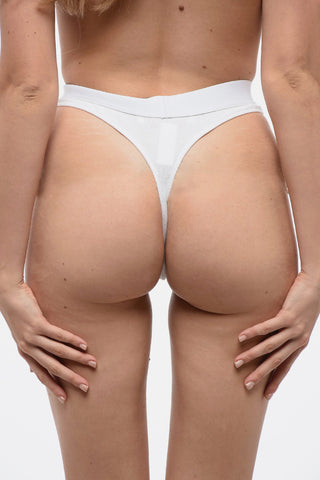 PERMANENT Set of 2 Stretch Cotton Ribbed Thongs