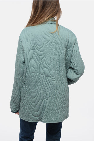 GENIUS Quilted Down-Jacket with Contrasting Trims