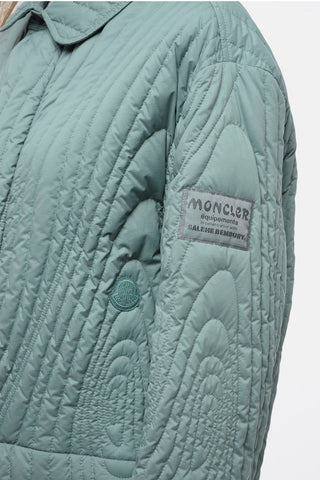 GENIUS Quilted Down-Jacket with Contrasting Trims