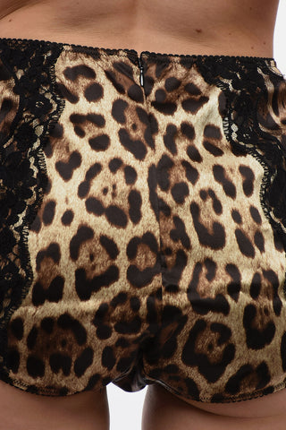 Animalier High Waist Slip with Zip