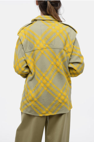 Alpaca Blend Tartan Overshirt