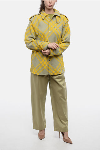 Alpaca Blend Tartan Overshirt