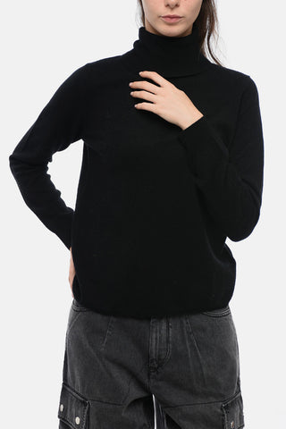 STUDIO Maglia a Collo Alto SANTE in Misto Cashmere