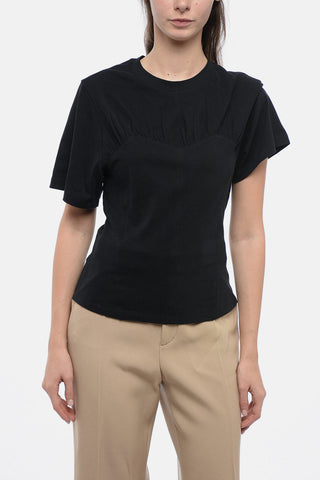 Hearth-shaped Designed ZAZIE Cotton T-Shirt