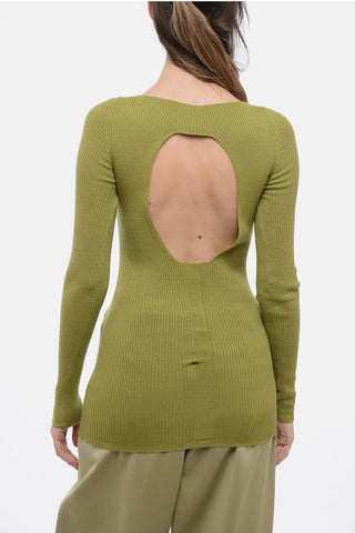 LUXOR Maglia in Lana con Design Bareback