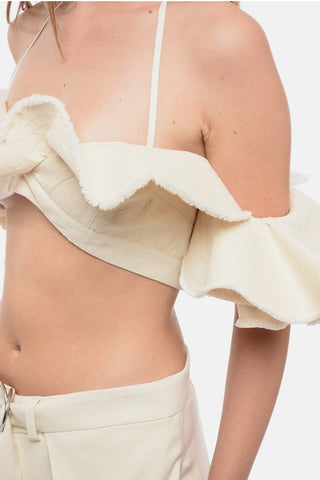Crop Top LE BRASSIERE ARTICHAUT con Volant