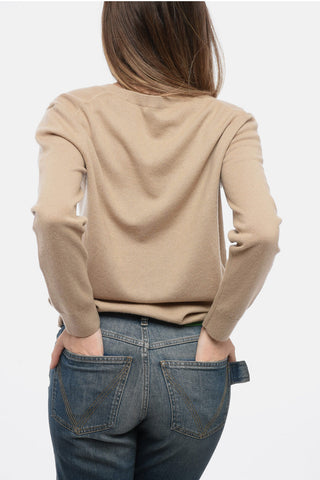 V Neck Pure Cashmere Sweater