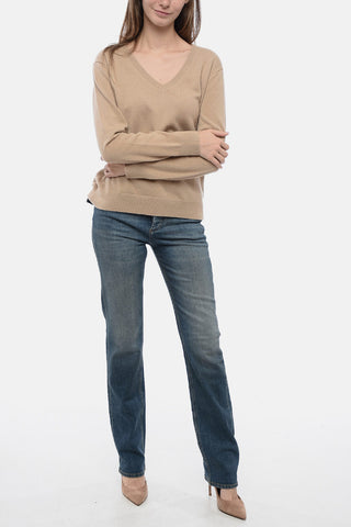 V Neck Pure Cashmere Sweater