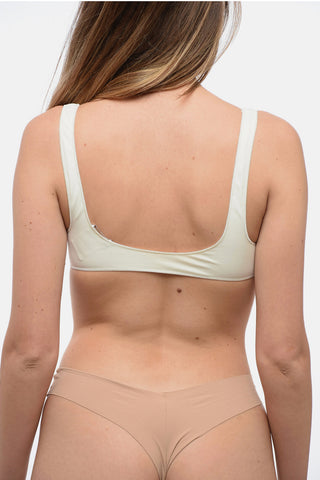 Bikini Top a Canotta con Scollo Rotondo