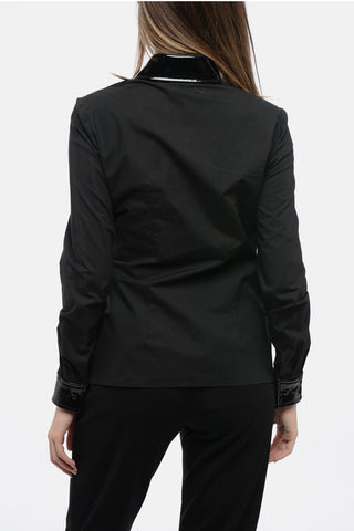 COUTURE Fitted Shirt with Vinyl Detailing