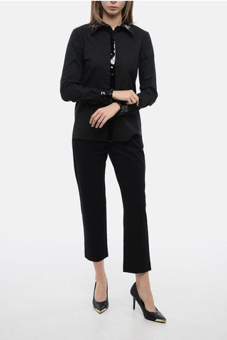 COUTURE Fitted Shirt with Vinyl Detailing