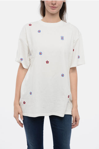 Embroidered ALLOVER Oversized T-Shirt