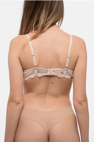 EMPORIO Underwire Lace Bra with Golden Logo