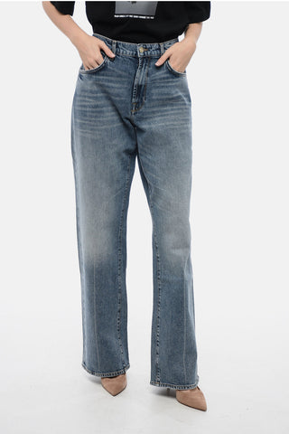 High Waisted TESS Jeans with Visible Stitching