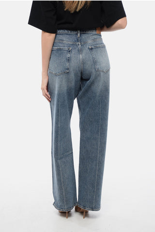 High Waisted TESS Jeans with Visible Stitching