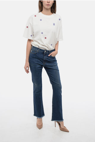 Stretch Denim NEW GAILA Jeans with Frayed Hem