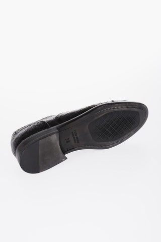 Crocodile Leather Oxford Shoes