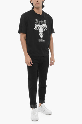 T-Shirt Girocollo ROCK BAND ZODIAC ARIES Slim Fit