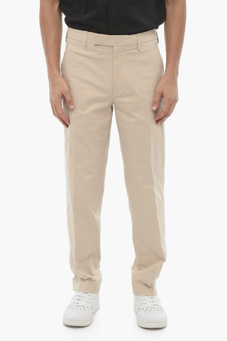 Pantaloni Chino Slim Fit in Tinta Unita