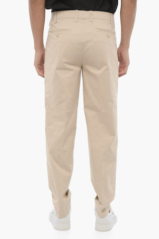 Pantaloni Chino Slim Fit in Tinta Unita