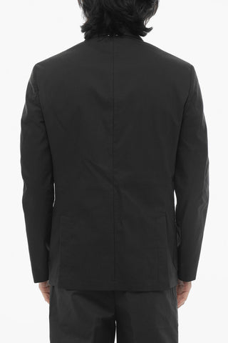 Slim Fit Unlined Jacket with Patch Pockets
