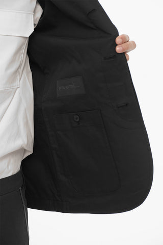 Slim Fit Unlined Jacket with Patch Pockets