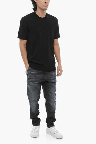 Technical Fabric Slim Fit Crew-neck T-Shirt