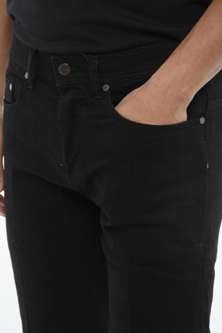 THE GODFATHER OF DENIM Jeans Skinny Fit in Denim Stretch ad Orlo con Risvolto 17cm