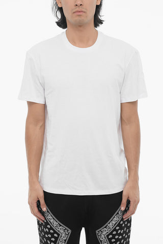 Set of 2 Solid Color Crew-neck T-Shirt
