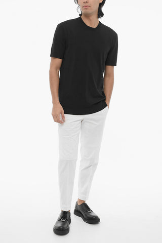 Technical Fabric Slim Fit Crew-neck T-Shirt
