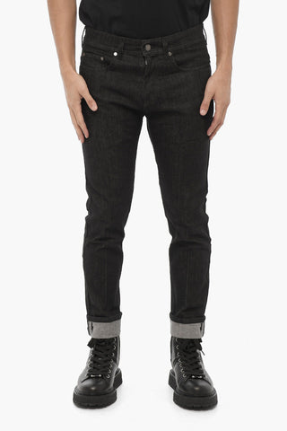 Cuffed Hem Regular Fit Jeans