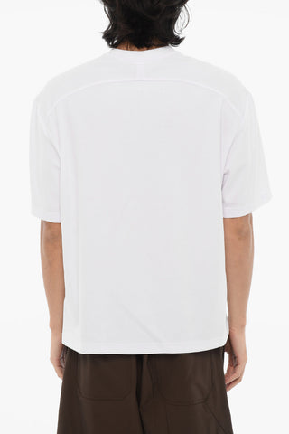 Crew-Neck T-Shirt BACK JOKE Slim Fit Dropped Shoulder