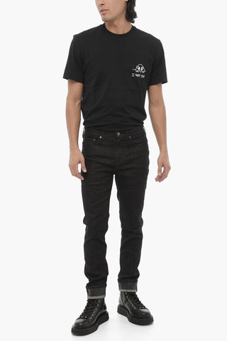 Cuffed Hem Regular Fit Jeans