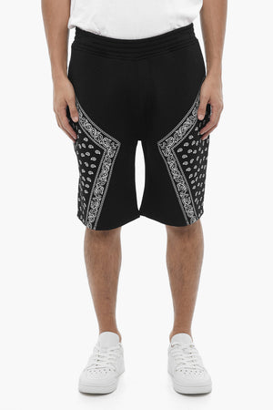Bermuda MODERNIST in Neoprene con Dettagli Motivo Bandana