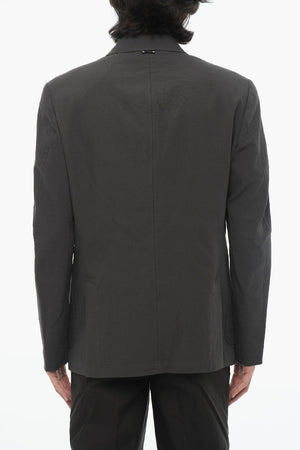 3-Knopf-Slim-Fit-Jacke mit zwei Gehschlitzen und klassischem Revers