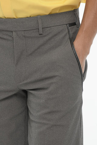 Regular Fit Slim Fit Pants with Belt Loops