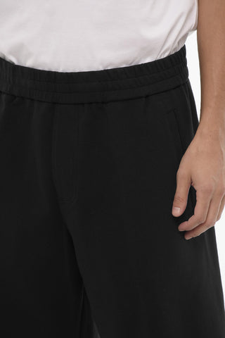 Solid Color Cargo Sweat Shorts