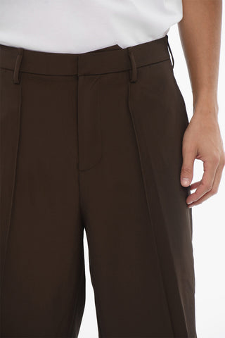 Bermuda Straight Fit a Tinta Unita